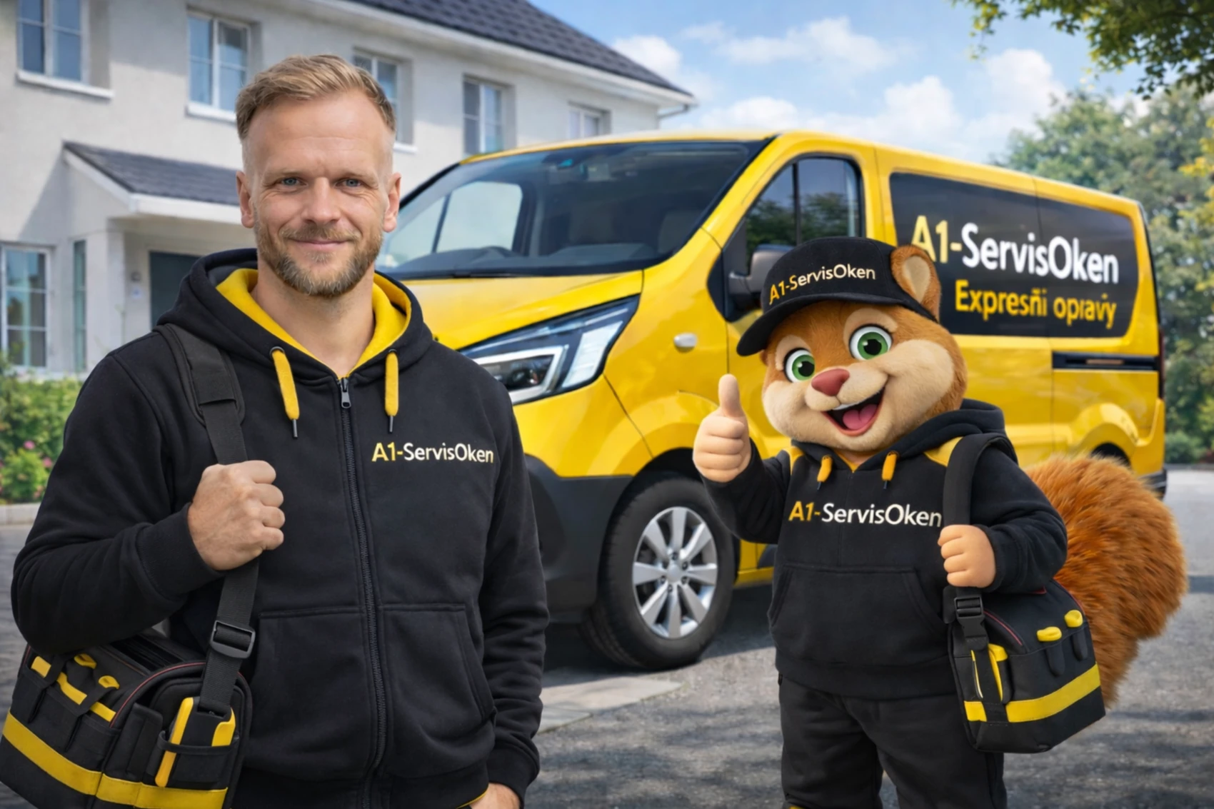A1-ServisOken – expresní opravy a servisní vůz