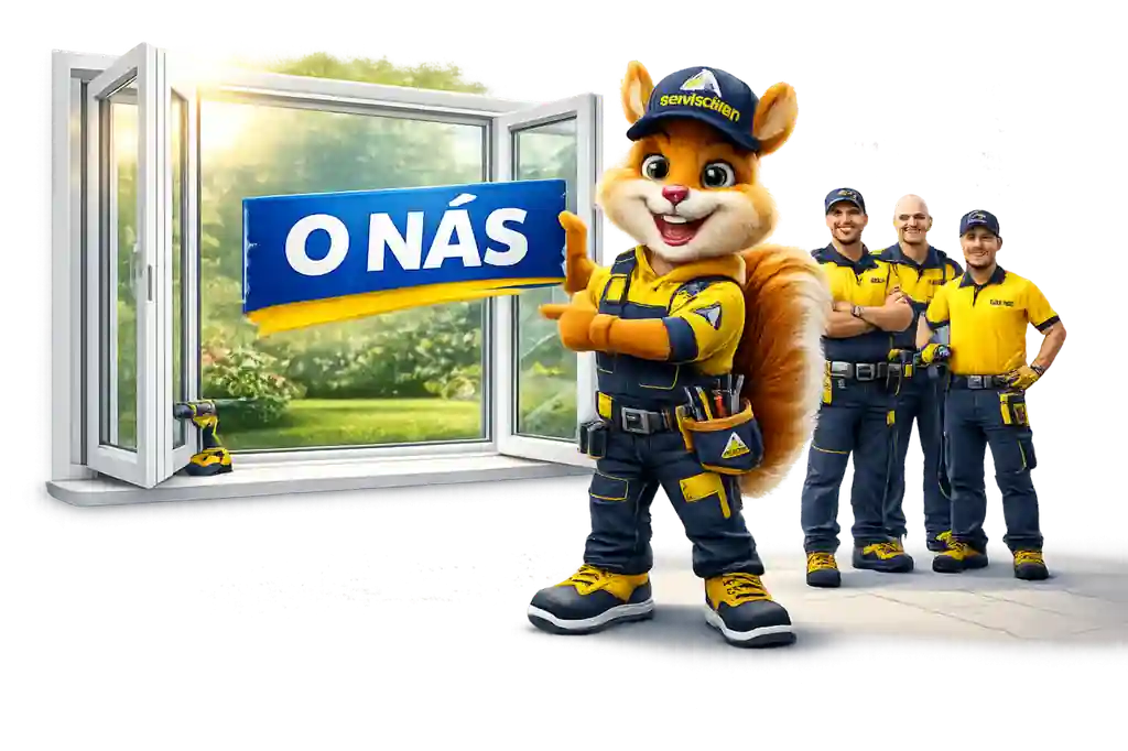 Maskot A1‑ServisOken – O nás